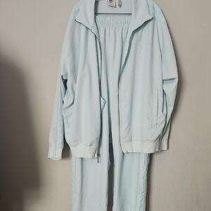 Light Blue Tracksuit Set
